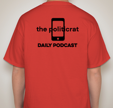 Load image into Gallery viewer, The Politicrat red "VOTE EARLY!" unisex t-shirt