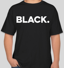 Load image into Gallery viewer, The Politicrat Daily Podcast BLACK. unisex t-shirt (black)