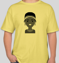 Load image into Gallery viewer, The Politicrat Daily Podcast sunshine yellow Black Girl Magic unisex t-shirt