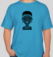 Load image into Gallery viewer, The Politicrat Daily Podcast Black Girl Magic teal unisex t-shirt