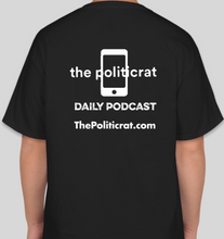 Load image into Gallery viewer, The Politicrat Daily Podcast Always Bet On Black unisex t-shirt (black)
