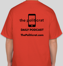 Load image into Gallery viewer, The Politicrat Daily Podcast Blackness Is Beautiful unisex red t-shirt
