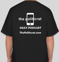 Load image into Gallery viewer, The Politicrat Daily Podcast Black Women Lead unisex t-shirt (black)