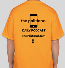 Load image into Gallery viewer, The Politicrat Daily Podcast Believe In Yourself gold unisex t-shirt
