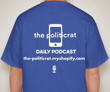 Load image into Gallery viewer, The Politicrat Daily Podcast Cruz Lose royal blue unisex t-shirt