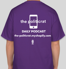 Load image into Gallery viewer, The Politicrat Daily Podcast Cruz Lose purple unisex t-shirt
