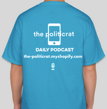 Load image into Gallery viewer, The Politicrat Daily Podcast Cruz Lose teal unisex t-shirt
