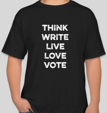 Load image into Gallery viewer, The Politicrat Daily Podcast Five Alive! black unisex t-shirt