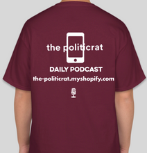Load image into Gallery viewer, The Politicrat Daily Podcast Cruz Lose maroon unisex t-shirt