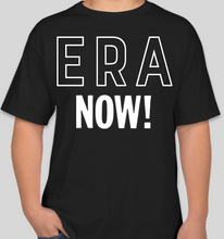 Load image into Gallery viewer, The Politicrat Daily Podcast Equal Rights Amendment black t-shirt