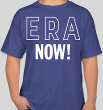 Load image into Gallery viewer, The Politicrat Daily Podcast Equal Rights Amendment deep royal blue t-shirt