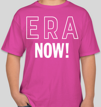 Load image into Gallery viewer, The Politicrat Daily Podcast Equal Rights Amendment pink t-shirt