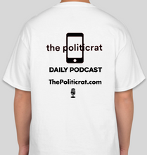 Load image into Gallery viewer, The Popcorn Reel Film Series AN UNFINISHED TAKE clapperboard/film slate black t-shirt