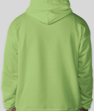 Load image into Gallery viewer, The Politicrat Daily Podcast EcoSmart 50/50 Pullover Hoodie (lime green)
