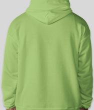 Load image into Gallery viewer, The Politicrat Daily Podcast EcoSmart 50/50 Pullover Hoodie (lime green)