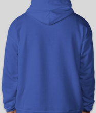 Load image into Gallery viewer, The Politicrat Daily Podcast EcoSmart 50/50 Pullover Hoodie (blue bell breeze)