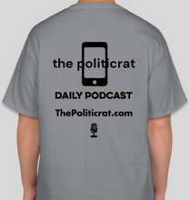 Load image into Gallery viewer, The Politicrat Daily Podcast A Luta Continua Series Fannie Lou Hamer graphite t-shirt
