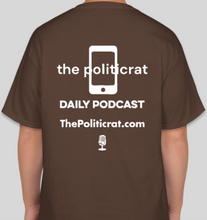 Load image into Gallery viewer, The Politicrat Daily Podcast A Luta Continua Series Fannie Lou Hamer brown t-shirt