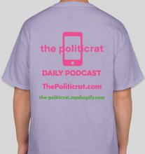 Load image into Gallery viewer, The Politicrat Daily Podcast Make Sexy Smart Again lavender unisex t-shirt