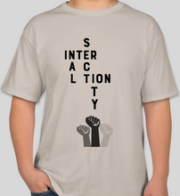 Load image into Gallery viewer, The Politicrat Daily Podcast Intersectionality sand unisex t-shirt
