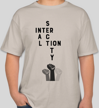 Load image into Gallery viewer, The Politicrat Daily Podcast Intersectionality sand unisex t-shirt
