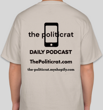 Load image into Gallery viewer, The Politicrat Daily Podcast Intersectionality sand unisex t-shirt