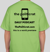 Load image into Gallery viewer, The Politicrat Daily Podcast Destination Series Vancouver unisex t-shirt