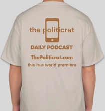 Load image into Gallery viewer, The Politicrat Daily Podcast Destination Series Grand Canyon sand unisex t-shirt