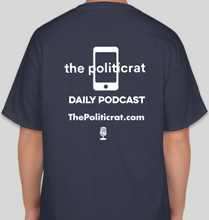 Load image into Gallery viewer, Medgar Malcolm Martin navy unisex t-shirt