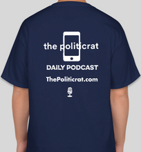 Load image into Gallery viewer, Think It Believe It Achieve It (TIBIA) navy unisex t-shirt