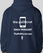 Load image into Gallery viewer, Medgar Malcolm Martin dark navy blue unisex EcoSmart 50/50 Pullover Hoodie