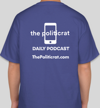 Load image into Gallery viewer, James Baldwin "The Fire THIS Time" deep royal blue unisex t-shirt