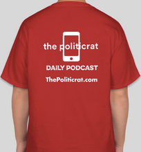 Load image into Gallery viewer, Ella Wheeler Wilcox "sin by silence when we should protest" red/white unisex t-shirt