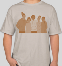 Load image into Gallery viewer, The Politicrat Daily Podcast Fam Series sand unisex t-shirt