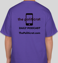 Load image into Gallery viewer, Meditate Don't Hesitate purple unisex t-shirt