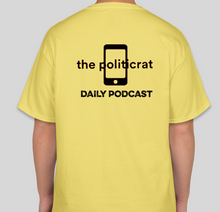 Load image into Gallery viewer, The Politicrat yellow &quot;VOTE EARLY!&quot; unisex t-shirt
