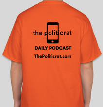 Load image into Gallery viewer, The Politicrat Daily Podcast Blackness Is Beautiful unisex orange t-shirt
