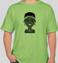 Load image into Gallery viewer, The Politicrat Daily Podcast Black Girl Magic lime unisex t-shirt
