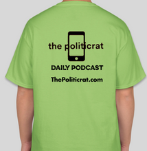 Load image into Gallery viewer, The Politicrat Daily Podcast Black Girl Magic lime unisex t-shirt
