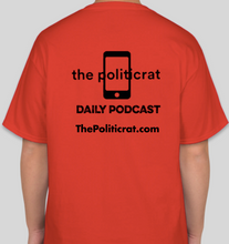 Load image into Gallery viewer, The Politicrat Daily Podcast Black To Africa red/black unisex t-shirt
