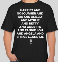 Load image into Gallery viewer, The Politicrat Daily Podcast The Black Women black unisex t-shirt
