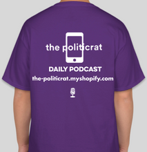 Load image into Gallery viewer, The Politicrat Daily Podcast Cruz Lose purple unisex t-shirt
