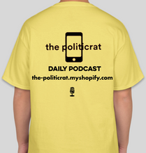 Load image into Gallery viewer, The Politicrat Daily Podcast Cruz Lose yellow unisex t-shirt
