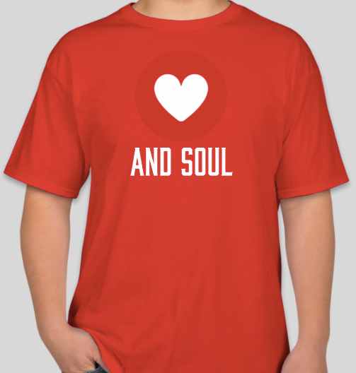 The Politicrat Daily Podcast Heart And Soul red/white unisex t-shirt