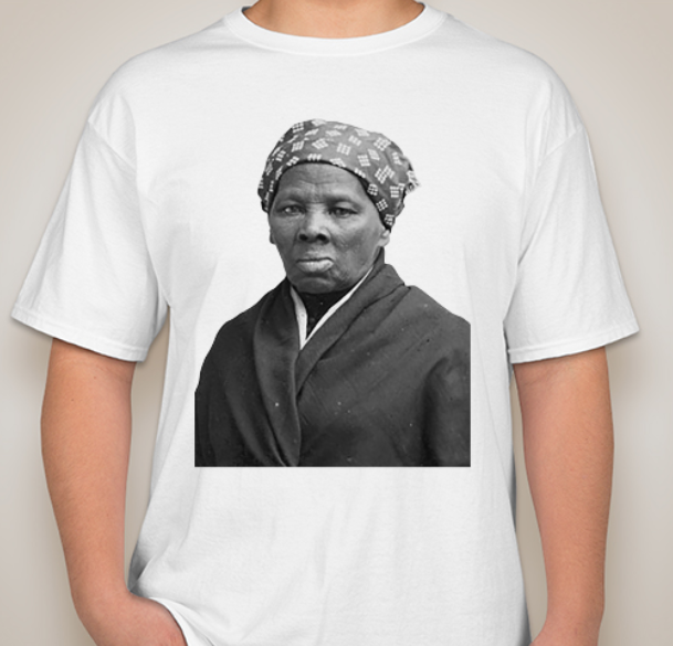 Harriet Tubman white unisex t-shirt