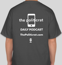 Load image into Gallery viewer, The Politicrat Daily Podcast Boys Won&#39;t Be Boys smoke grey unisex t-shirt
