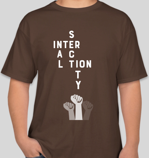 The Politicrat Daily Podcast Intersectionality brown unisex t-shirt