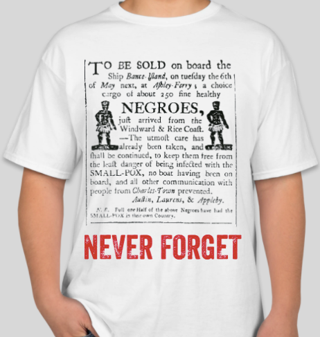 The Politicrat Daily Podcast Never Forget/Never Again white unisex t-shirt