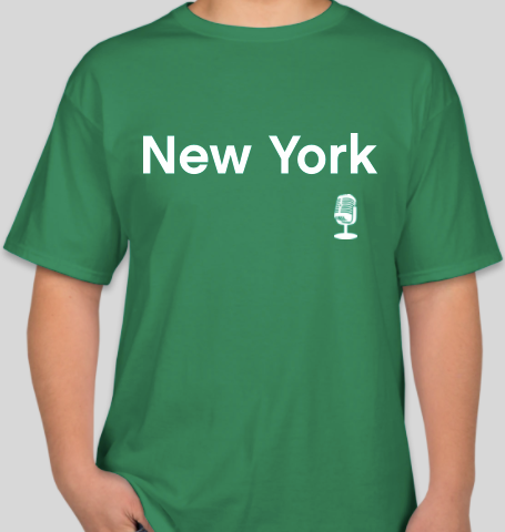 The Politicrat Daily Podcast Destination Series New York unisex t-shirt