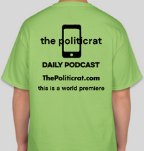 Load image into Gallery viewer, The Politicrat Daily Podcast Destination Series Vancouver unisex t-shirt
